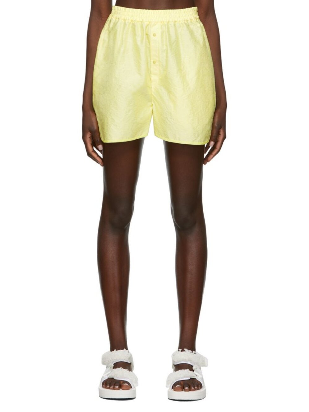 Cecilie Bahnsen "Nivi" Shorts in Yellow, size 4US/8UK ** AS IS **.